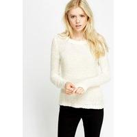 fine knit dip hem jumper