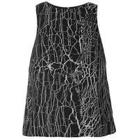 Firetrap Blackseal Cracked Print Top