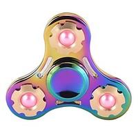 Fidget Spinner Hand Spinner Toys Tri-Spinner Metal EDCStress and Anxiety Relief Office Desk Toys for Killing Time Focus Toy Relieves ADD, 