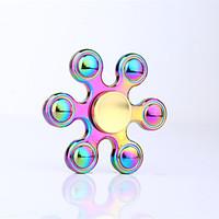 fidget spinner hand spinner toys six spinner metal edcstress and anxie ...