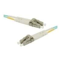 Fiber Duplex Patch Cord Om3 50/125 Aqua Lszh Lc/lc- 30 M