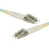 Fiber Duplex Patch Cord Om4 50/125 Aqua Lc/lc- 5 M