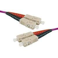 Fiber Duplex Patch Cord Om3 50/125 Sc/sc Purple- 1 M