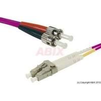 fiber duplex patch cord om3 50125 lcst purple 2 m