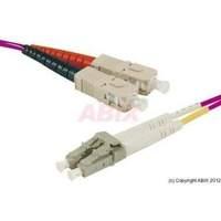 Fiber Duplex Patch Cord Om3 50/125 Sc/lc Purple- 1 M