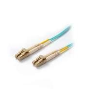 fiber duplex patch cord om3 lszh 50125 lclc aqua 2 m