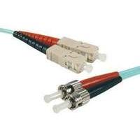 Fiber Duplex Patch Cord Om3 50/125 Sc/st Aqua- 3 M