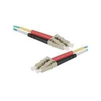 fiber duplex patch cord om4 50125 aqua lclc 30 m