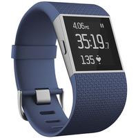 fitbit surge gps watch blue small
