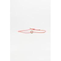 Filigree Geometric Disc Bracelet, CORAL