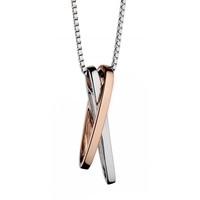 FIORELLI Ladies Silver and Rose Plated Pendant