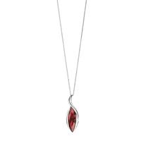 Fiorelli Silver Large red Crystal Marquis P3719R