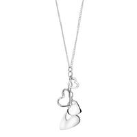 Fiorelli Silver Heart Motif Pendant FI-P2562