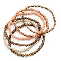 fiorelli costume ladies 6 piece stretchy bracelets b4623