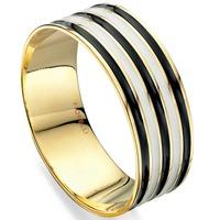 Fiorelli Costume Ladies Black and White Bangle B4607