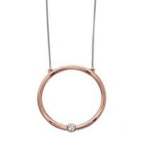 Fiorelli Costume Ladies Round Crystal Necklace N3870