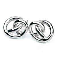 Fiorelli Ladies Silver Knot Stud Earrings E5151