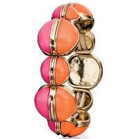 Fiorelli Costume Ladies Orange and Pink Circle Bangle B4772