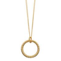 Fiorelli Costume Ladies Gold Plated Textured Necklace N3782