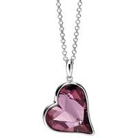 Fiorelli Ladies Pink Crystal Heart Pendant P4122P
