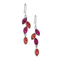 Fiorelli Ladies Multicoloured Leaf Dropper Earrings E4806