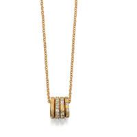 Fiorelli Costume Ladies Gold Plated Multiple Ring Necklace N3792