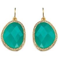 fiorelli costume ladies gold plated crystal glass earrings e4943