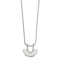 Fiorelli Costume Ladies Rhodium Semi-Circular Necklace N3932