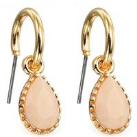 fiorelli costume ladies gold crystal earrings e4938