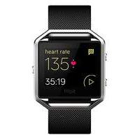 fitbit blaze smartwatch black small