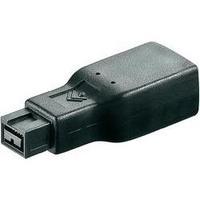 FireWire Adapter [1x Firewire (800) plug 9-pin - 1x Firewire (800) socket 6-pin] 0 m Black Goobay