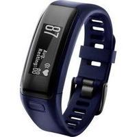 Fitness tracker with integrated hear rate monitor Garmin vivosmart® HR Standard Midnight blue Display, Heart rate monito