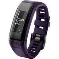 Fitness tracker with integrated hear rate monitor Garmin vivosmart® HR Standard Purple Display, Heart rate monitor