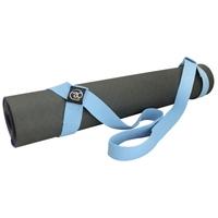Fitness Belt & Mat Carry Strap Light Blue