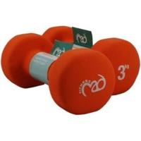 fitness mad 3kg neo dumbbells orange pair
