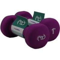 fitness mad 1kg neo dumbbells purple pair