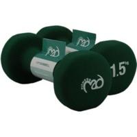Fitness Mad 1.5Kg Neo Dumbbells - Green (Pair)