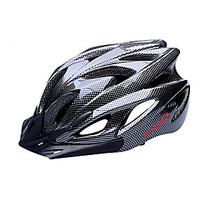 FJQXZ EPSPC Black Integrally-molded Cycling Helmet(18 Vents)