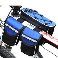FJQXZ Bike Bag 3LLBike Frame Bag Waterproof / Rain-Proof / Multifunctional Bicycle Bag Nylon Cycle Bag All Phones Cycling/Bike 25177