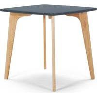 fjord compact dining table oak and blue