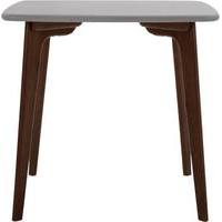 fjord compact dining table dark stain oak and grey