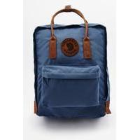 Fjallraven Kanken No. 2 Blue Ridge Leather Backpack, BLUE