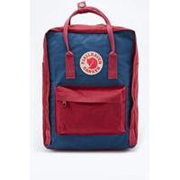 fjallraven kanken classic ox red and royal blue backpack blue