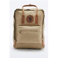 fjallraven kanken no 2 sand and leather backpack tan