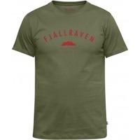 FJALLRAVEN MENS TREKKING EQUIPMENT T-SHIRT GREEN (X-LARGE)