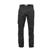 fjllrven abisko lite trekking trousers dark grey black