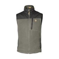 Fjällräven Buck Fleece Vest Men Fog / Dark Grey