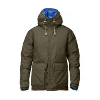 fjllrven down jacket no16 dark oliveun blue