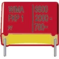 FKP thin film capacitor Radial lead 1000 pF 1250 Vdc 10 % 15 mm (L x W x H) 18 x 5 x 11 mm Wima FKP1R011004B00KSSD 1 pc