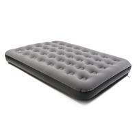 Flocked Airbed Deluxe Double With Pump